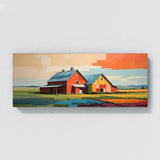 Farmhouse Abstract Rural 185