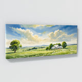 Farmhouse Bright Green Fields 126