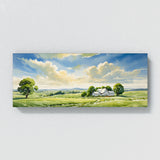 Farmhouse Bright Green Fields 126