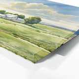 Farmhouse Bright Green Fields 126
