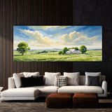 Farmhouse Bright Green Fields 126