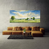 Farmhouse Bright Green Fields 126