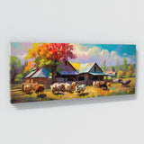 Farmhouse Bustling Barnyard 160