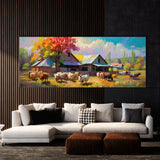 Farmhouse Bustling Barnyard 160