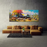 Farmhouse Bustling Barnyard 160