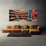 Library Colorful Book Haven 58