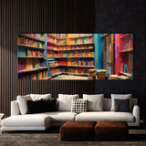Library Colorful Book Haven 58