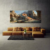 Gecko Ancient Lizard Throne 13