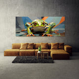 Frog Abstract Amphibian Geometry 96