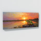 Frog Glowing Sunset Symphony 56