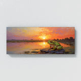 Frog Glowing Sunset Symphony 56