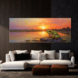 Frog Glowing Sunset Symphony 56