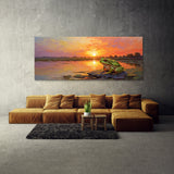 Frog Glowing Sunset Symphony 56