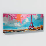 Eiffel Tower Neon Paris Skyline 87
