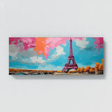 Eiffel Tower Neon Paris Skyline 87