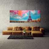 Eiffel Tower Neon Paris Skyline 87