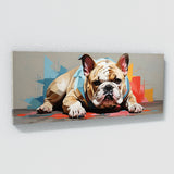 Bulldog Abstract Canine Geometry 41