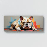 Bulldog Abstract Canine Geometry 41