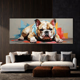 Bulldog Abstract Canine Geometry 41
