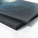 Raven Moonlit Perch 1
