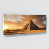 Mayan Sunset Pyramid Glow 64