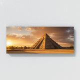 Mayan Sunset Pyramid Glow 64