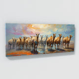 Llama Flowing Desert Journey 56