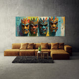 Tiki Mask Whimsy 45