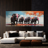 Thai Dreamy Elephants 196