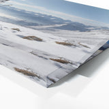 Snowman Snowy Vista Panorama 74