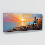 Skeleton Cliffside Sunset 50
