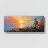 Skeleton Cliffside Sunset 50