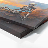 Skeleton Cliffside Sunset 50