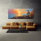 Skeleton Cliffside Sunset 50