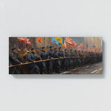 Policeman Steadfast Amidst Chaos 52