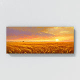 Montana Sunset Wheat Fields 3