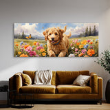 Goldendoodle Butterfly Chase 24
