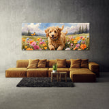 Goldendoodle Butterfly Chase 24