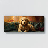 Goldendoodle Regal Velvet Lounge 2