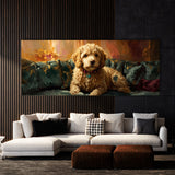 Goldendoodle Regal Velvet Lounge 2
