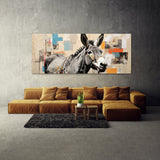 Donkey Textured Collage 91