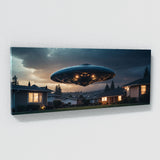 Alien Suburban Ufo Dusk 75