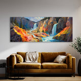 Yellowstone Colorful Cascade 59