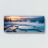 Yellowstone Misty Thermal Dawn 74