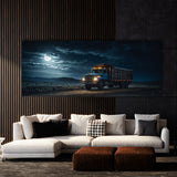 Trucking Moonlit Roadway 75