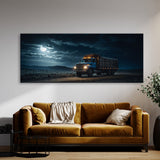 Trucking Moonlit Roadway 75