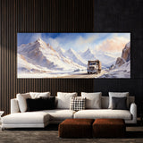 Trucking Serene Snowy Passage 40