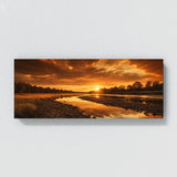 River Sunset Mirror 63