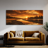 River Sunset Mirror 63