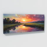 River Sunset Reflections 60
